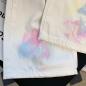 Preview: 360Home Damen Gerade Weite Loose-Fit Tie-Dye Jeans Weiß